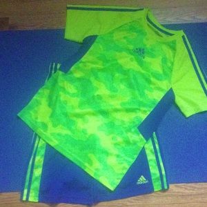 Boys Adidas short set